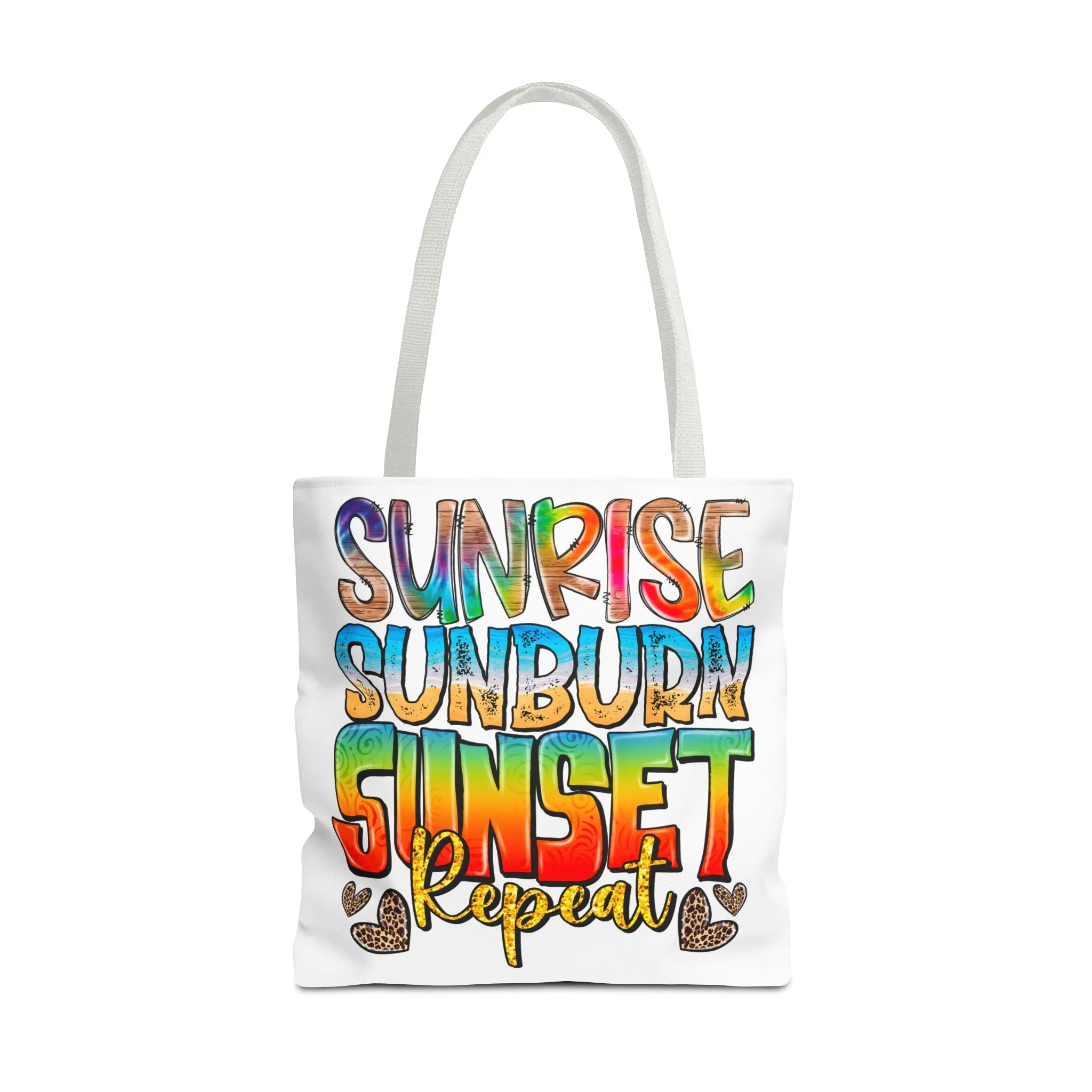 Sunrise Sunburn Sunset Repeat Tote Bag