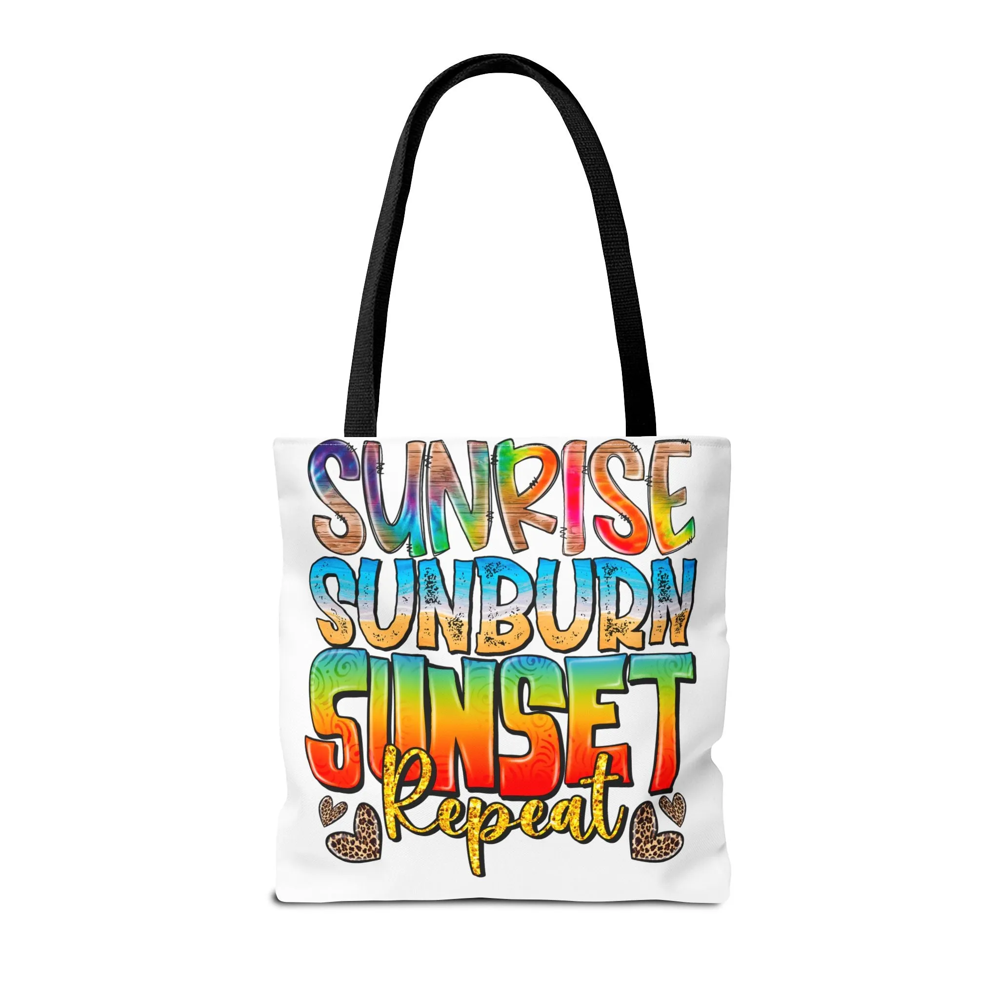 Sunrise Sunburn Sunset Repeat Tote Bag