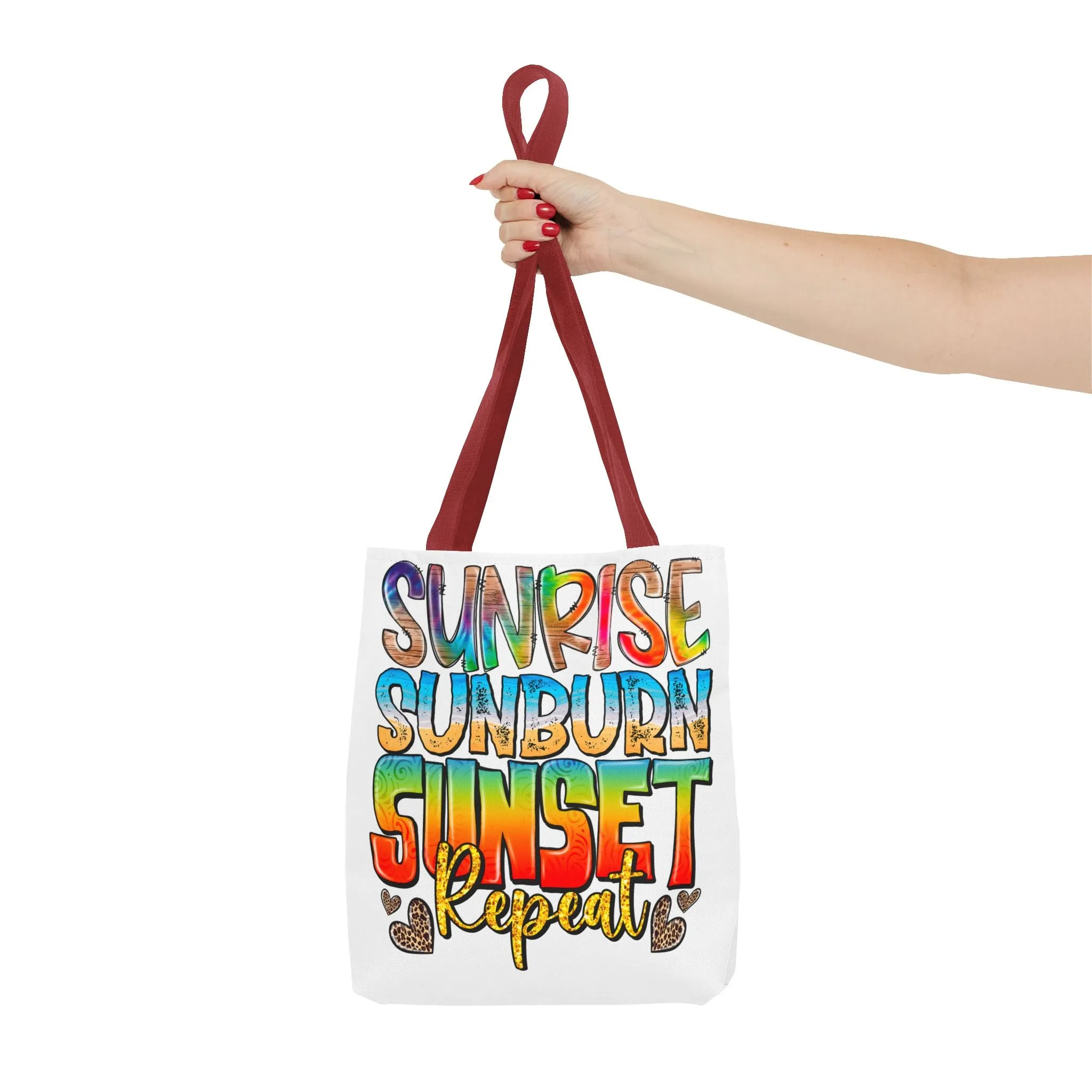 Sunrise Sunburn Sunset Repeat Tote Bag