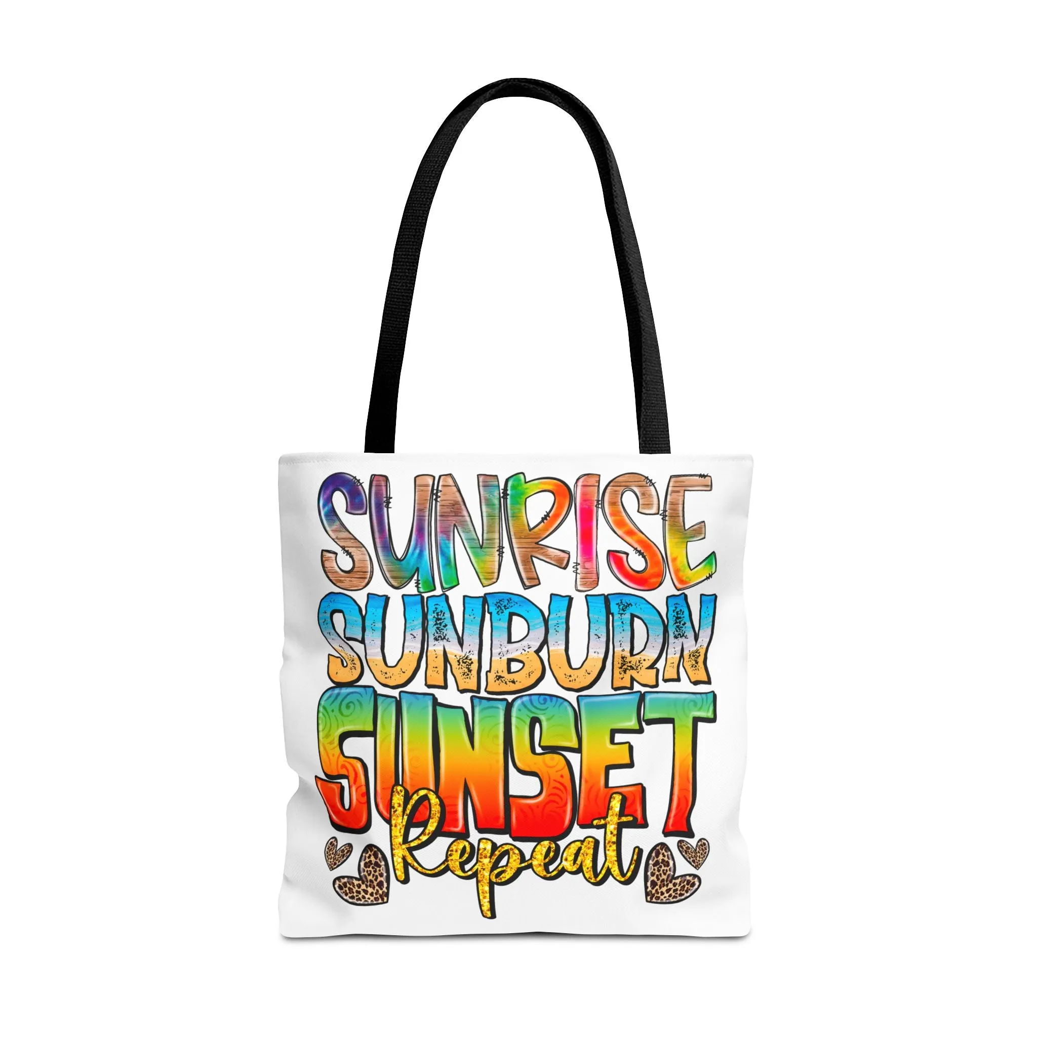 Sunrise Sunburn Sunset Repeat Tote Bag