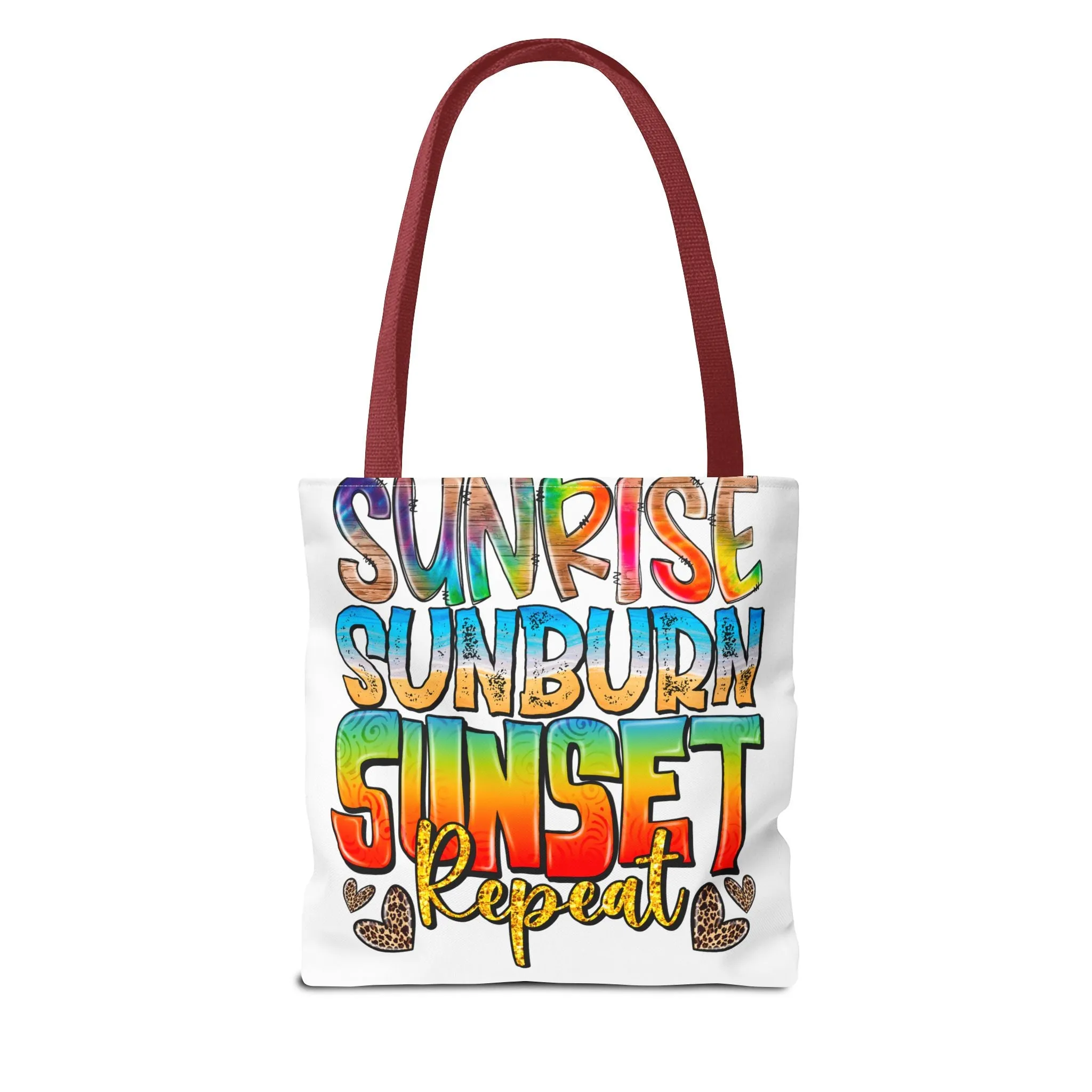 Sunrise Sunburn Sunset Repeat Tote Bag