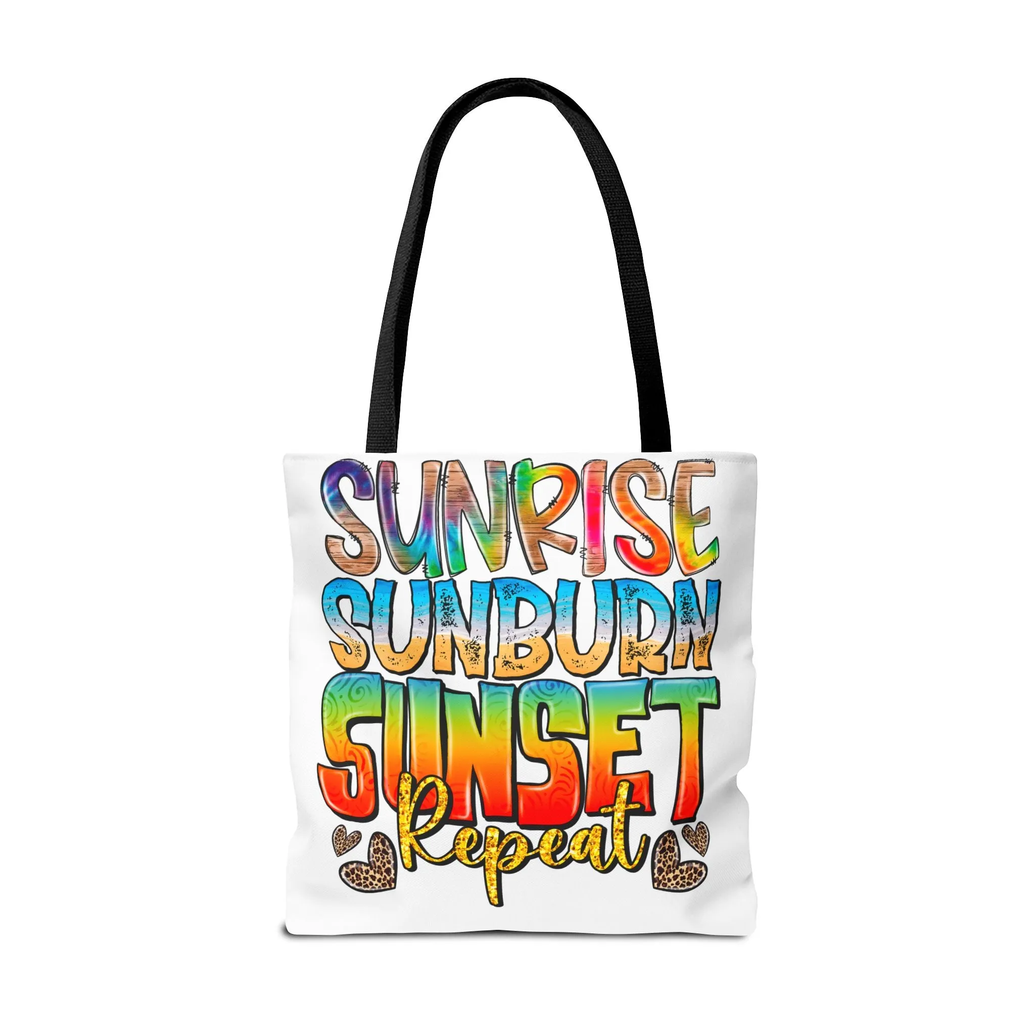 Sunrise Sunburn Sunset Repeat Tote Bag