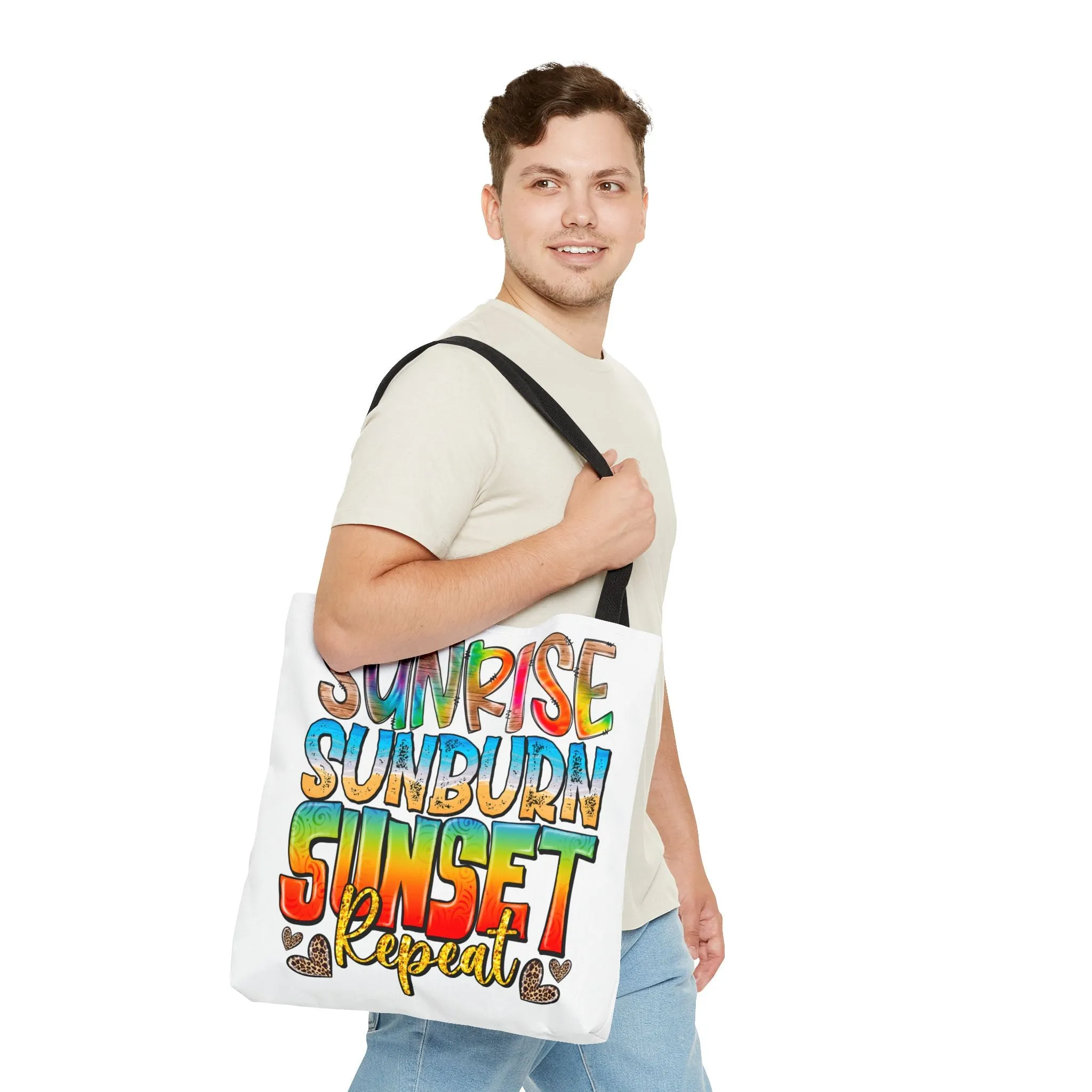 Sunrise Sunburn Sunset Repeat Tote Bag