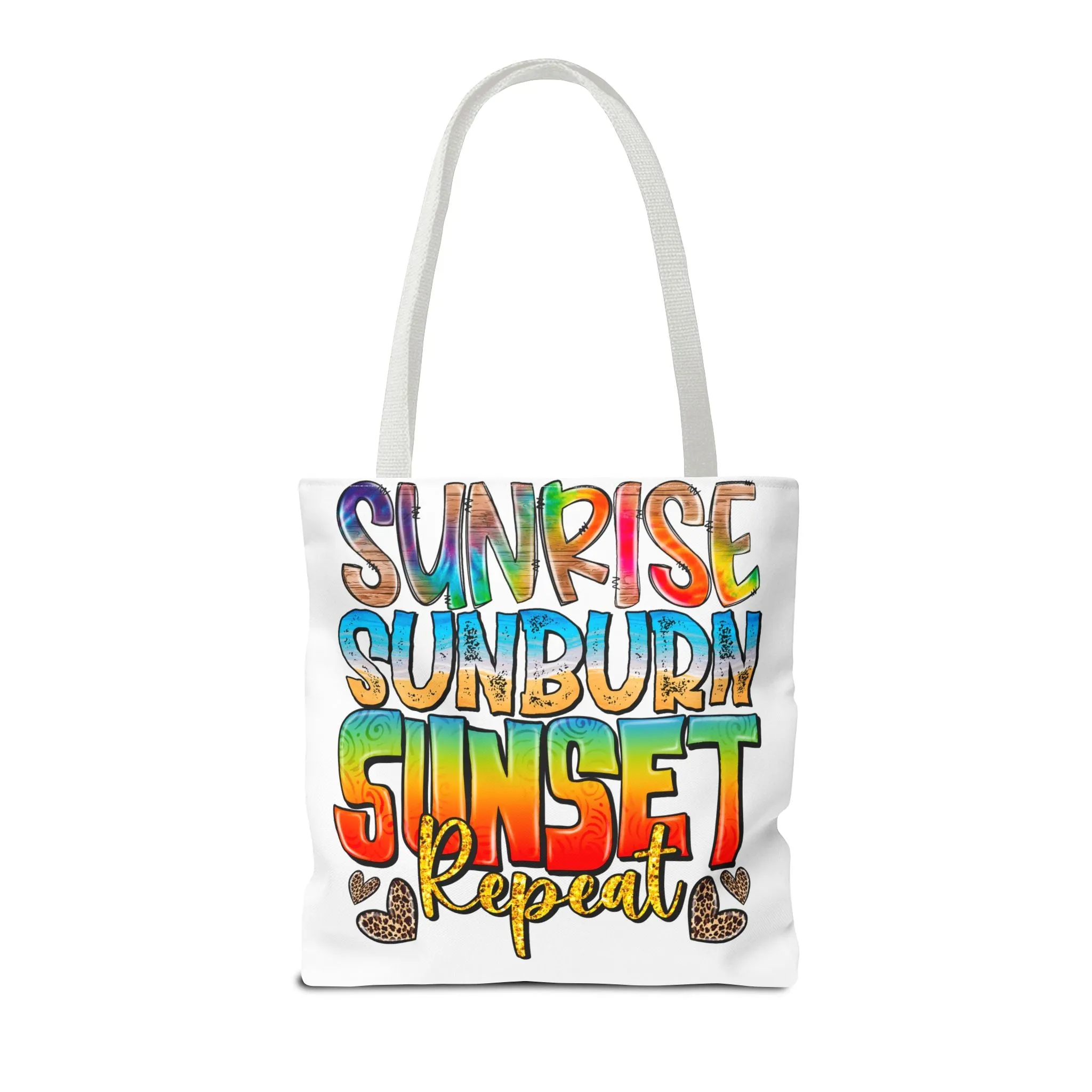 Sunrise Sunburn Sunset Repeat Tote Bag