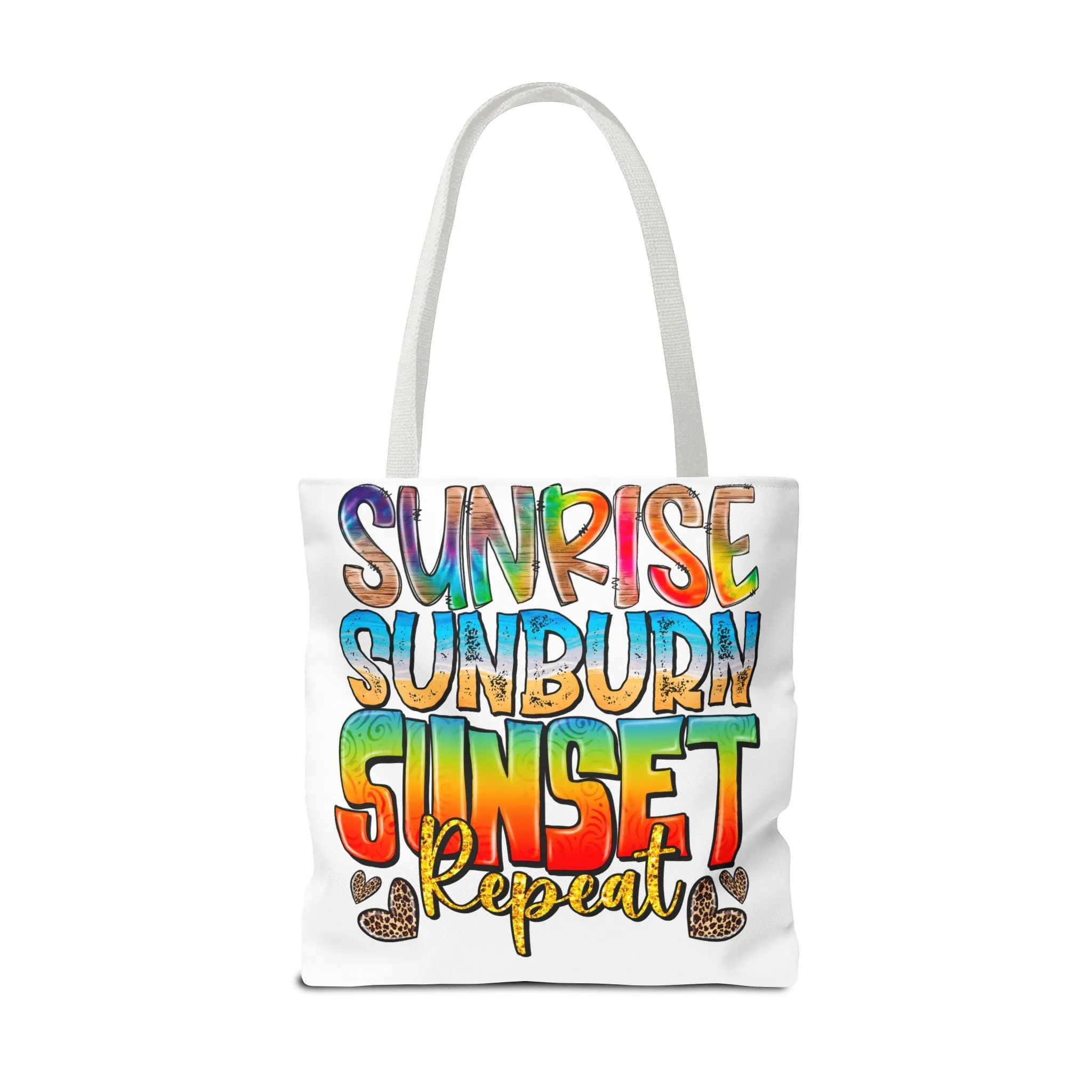 Sunrise Sunburn Sunset Repeat Tote Bag