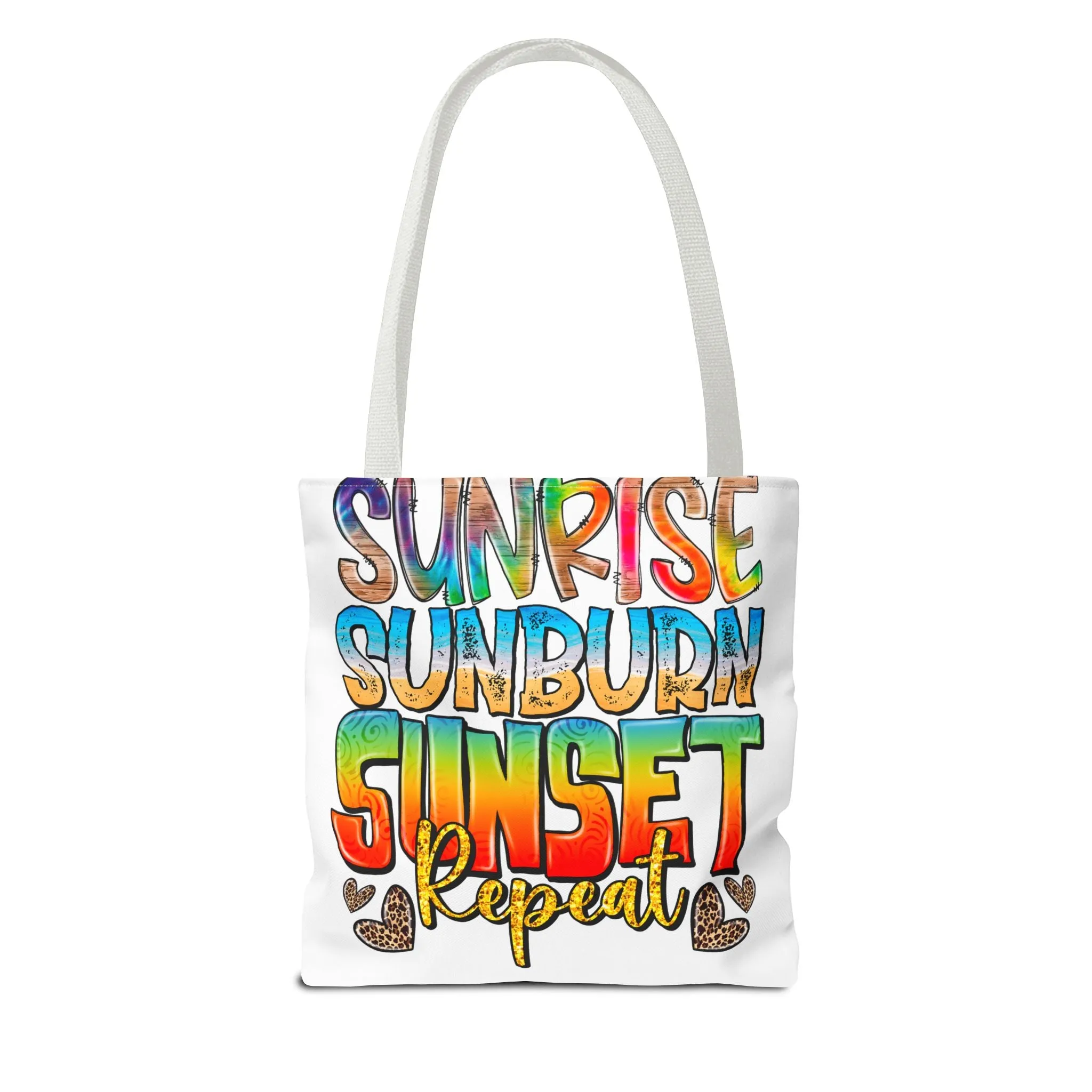 Sunrise Sunburn Sunset Repeat Tote Bag