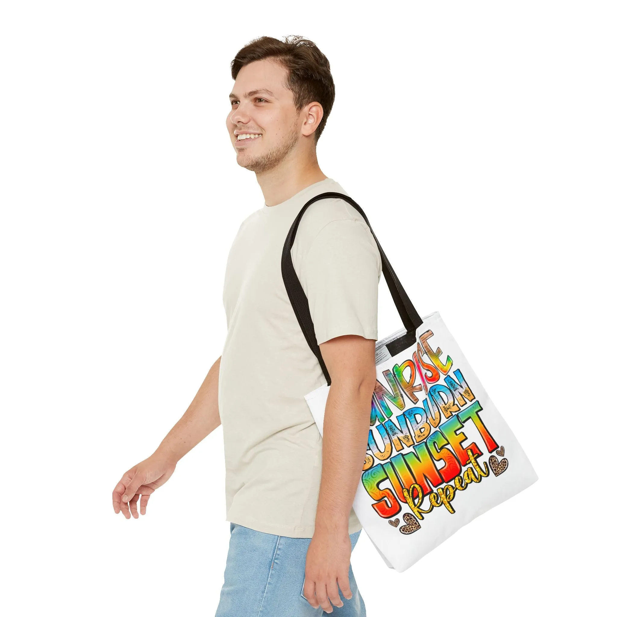 Sunrise Sunburn Sunset Repeat Tote Bag