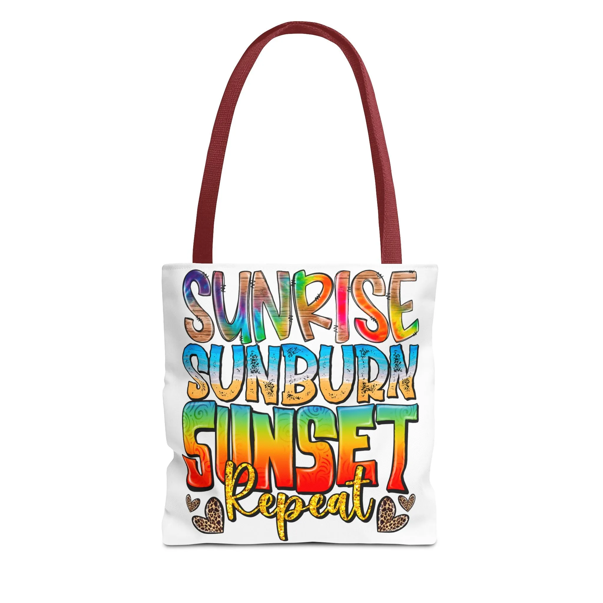 Sunrise Sunburn Sunset Repeat Tote Bag