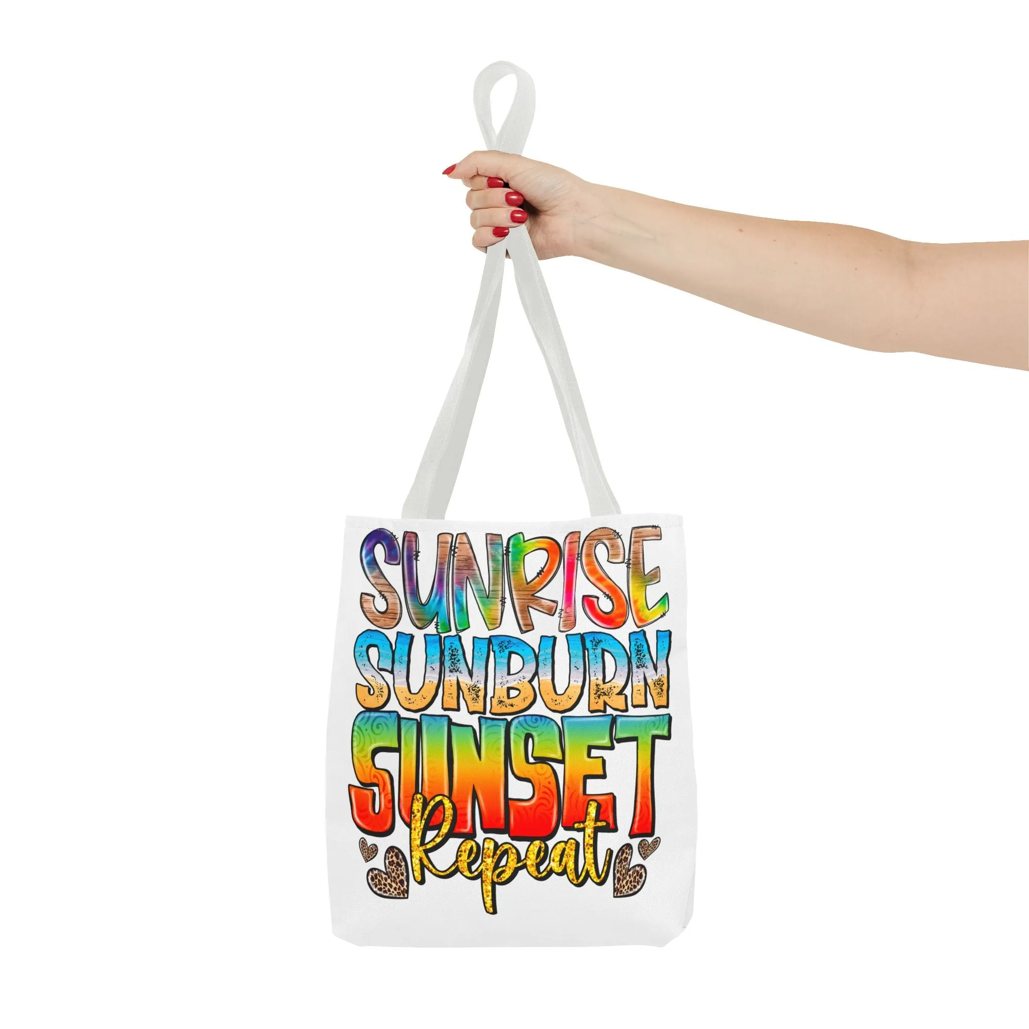 Sunrise Sunburn Sunset Repeat Tote Bag