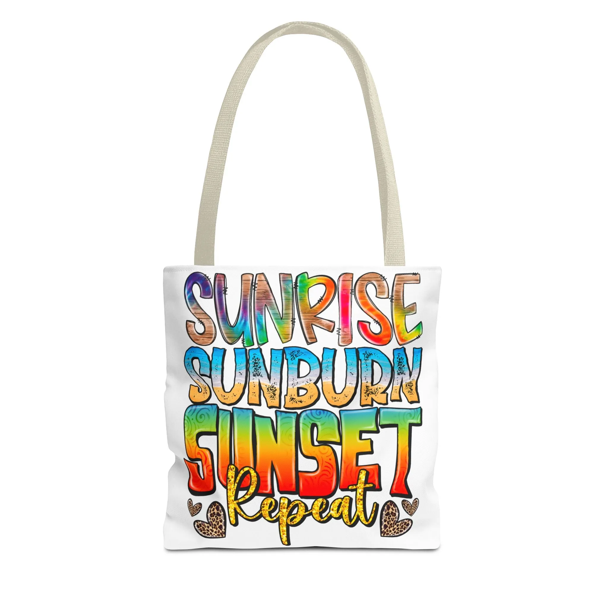 Sunrise Sunburn Sunset Repeat Tote Bag
