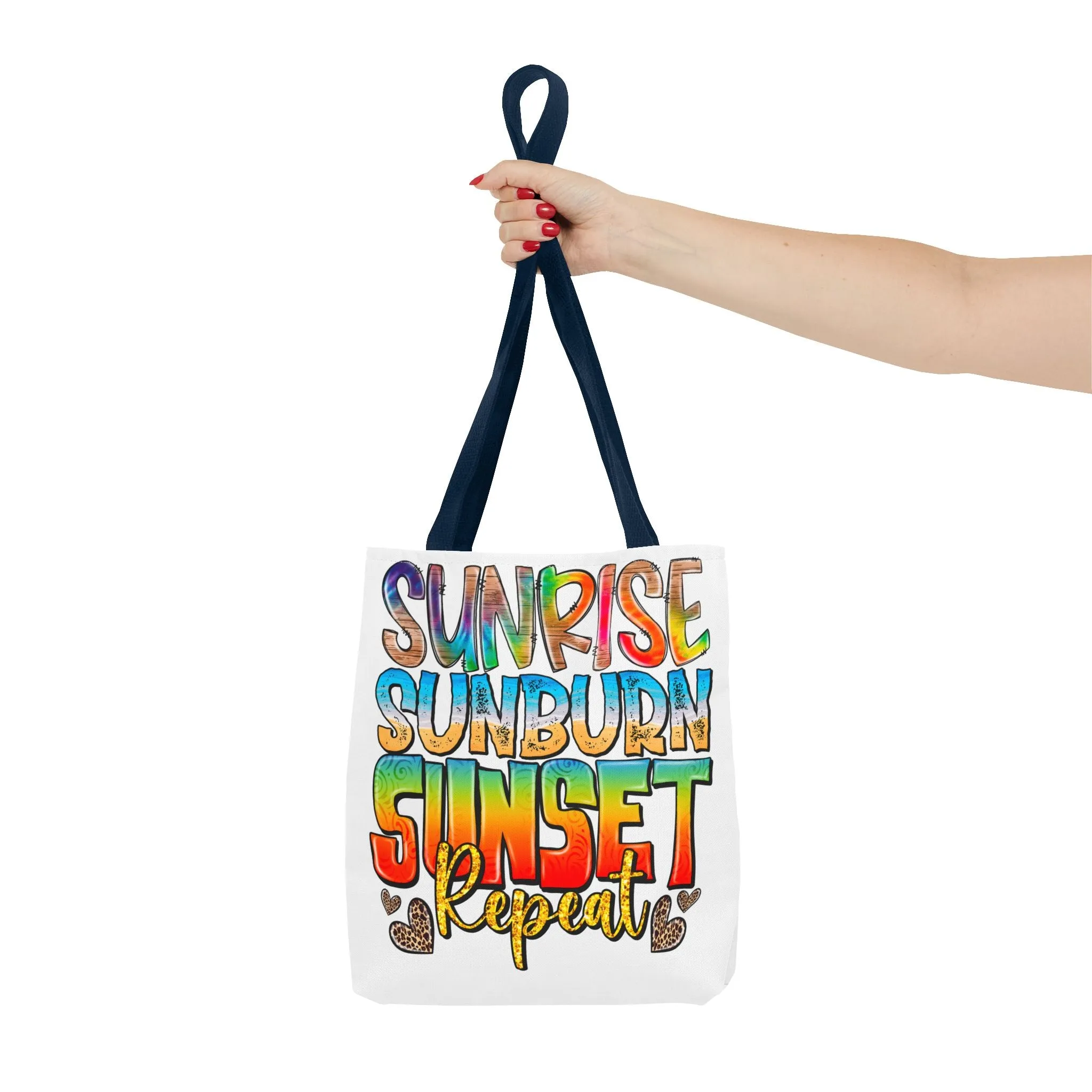 Sunrise Sunburn Sunset Repeat Tote Bag
