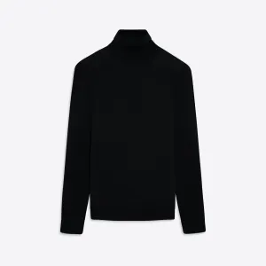 Super Merino Turtle Neck Solid Sweater