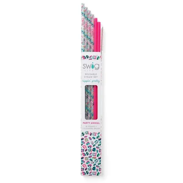 Swig Reusable Straw Set-2 Colors available