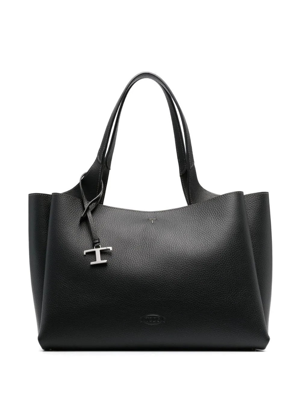 T timeless medium leather tote bag
