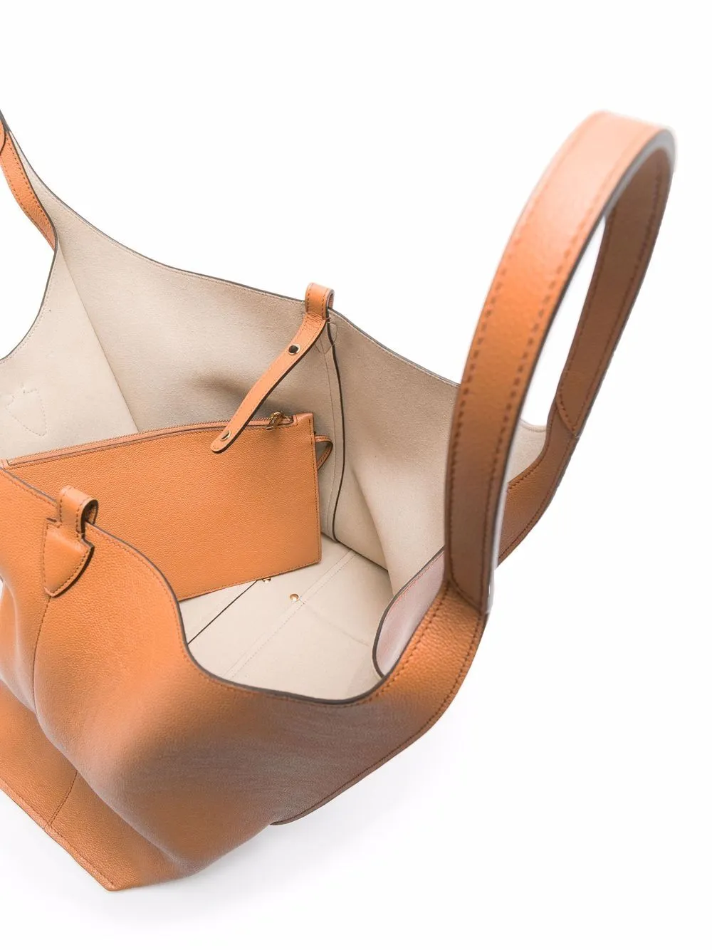 T timeless medium leather tote bag