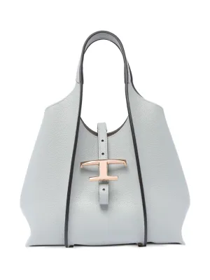 T timeless micro leather tote bag