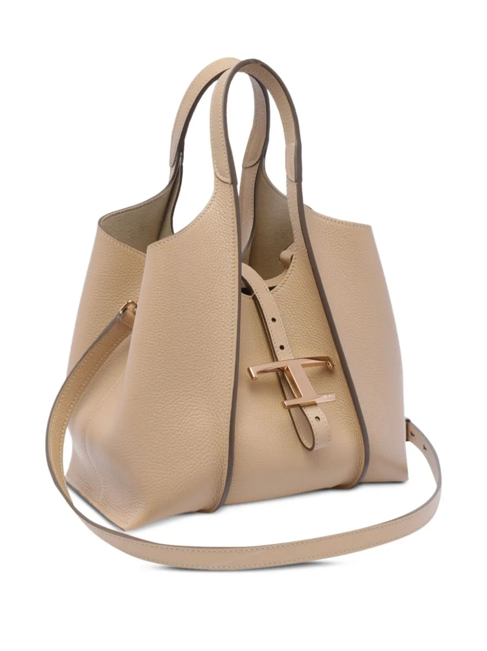 T timeless micro leather tote bag
