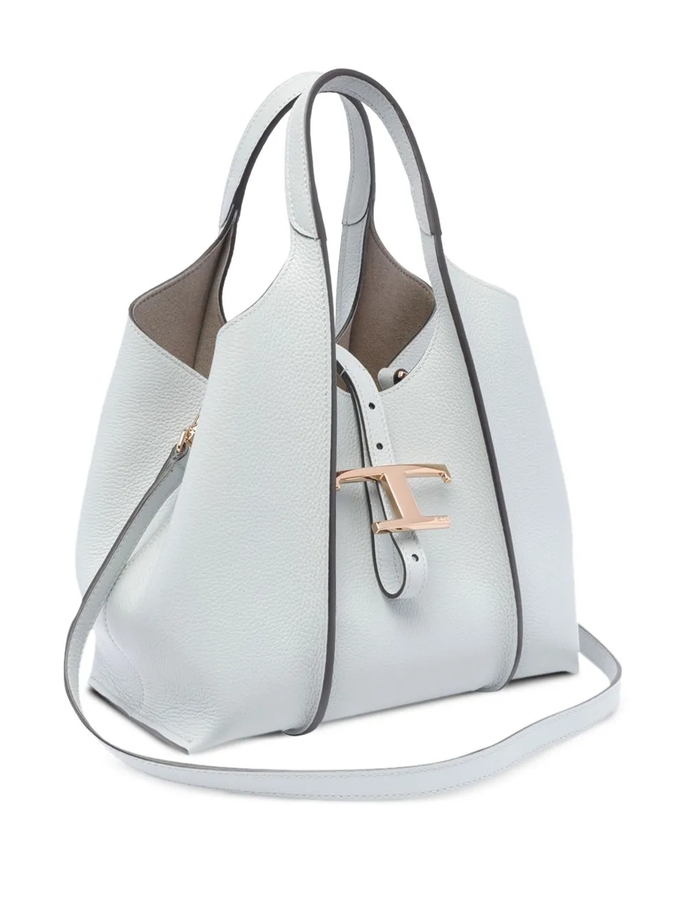 T timeless micro leather tote bag