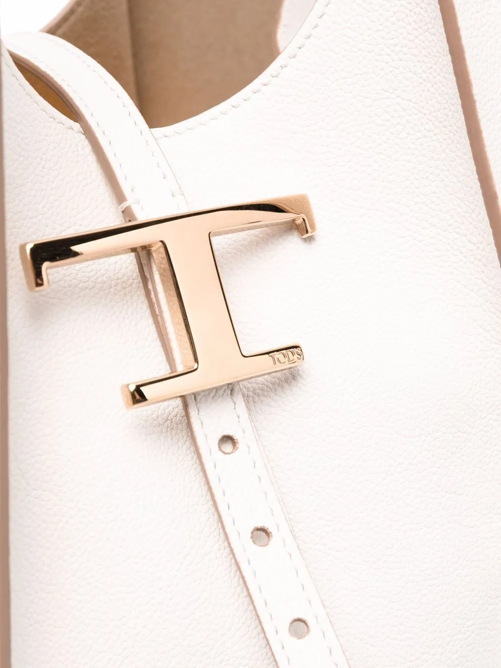 T timeless mini leather tote bag