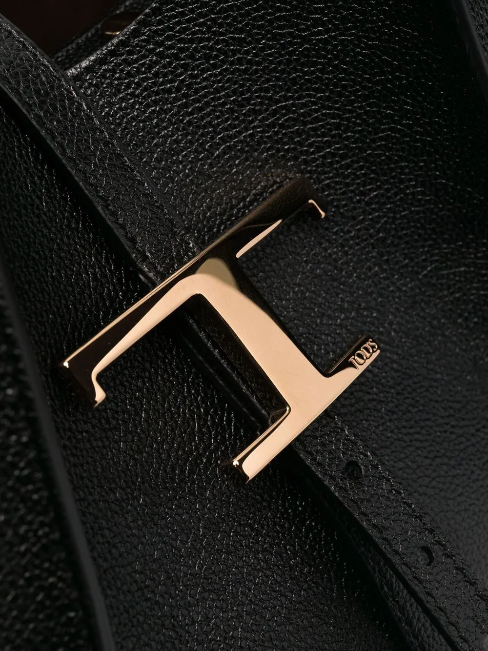 T timeless mini leather tote bag