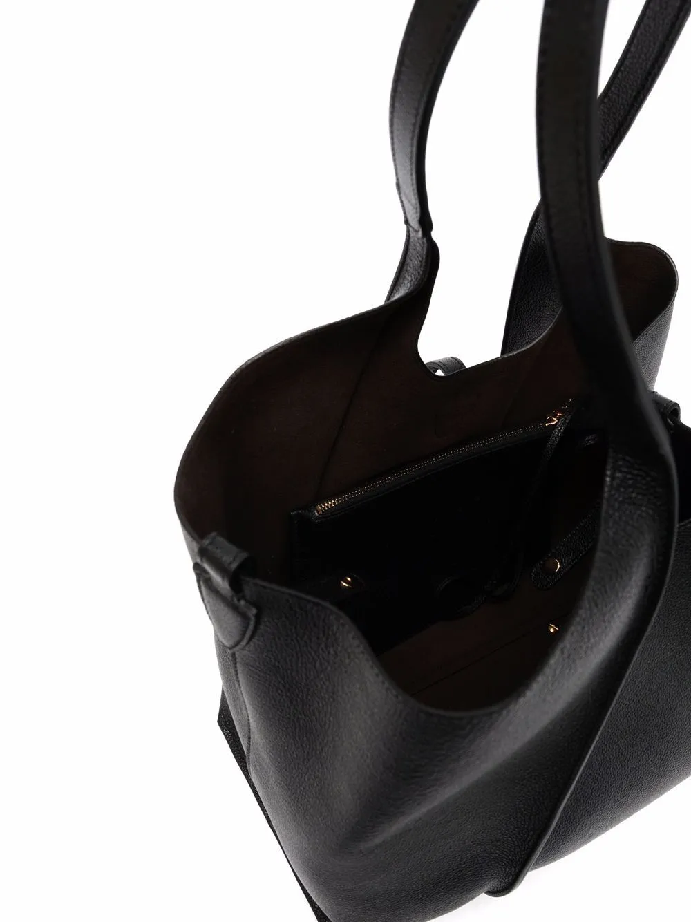 T timeless mini leather tote bag