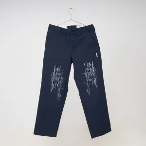 T8 X THEM Worker Pants - Navy