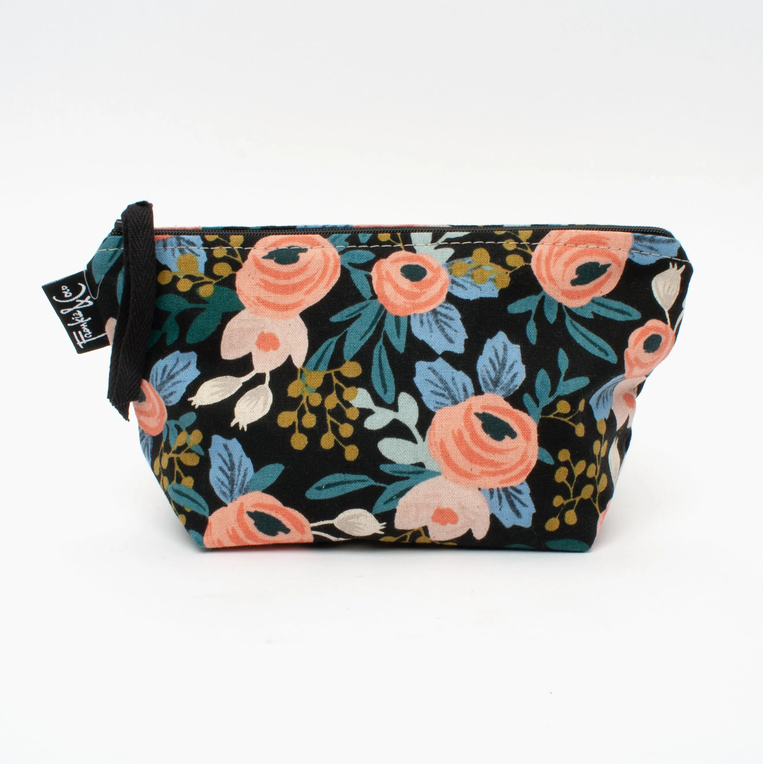 Tabor Cosmetic Bag in Dark Roses