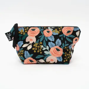Tabor Cosmetic Bag in Dark Roses