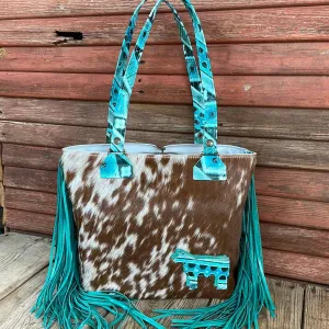 Taylor - Longhorn w/ Turquoise Matrix Navajo