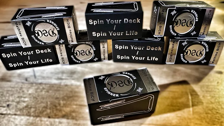 The Deck Spinner (Gimmick and Online Instructions) by Mathieu Bich