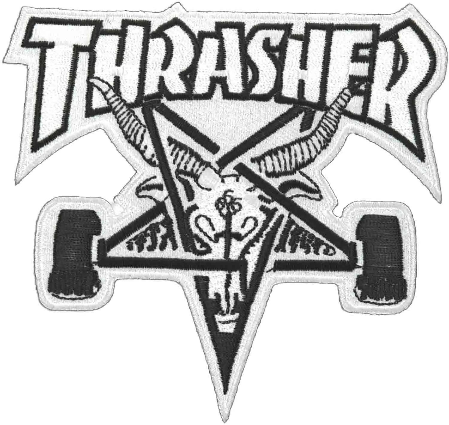 Thrasher - Skategoat Patch White