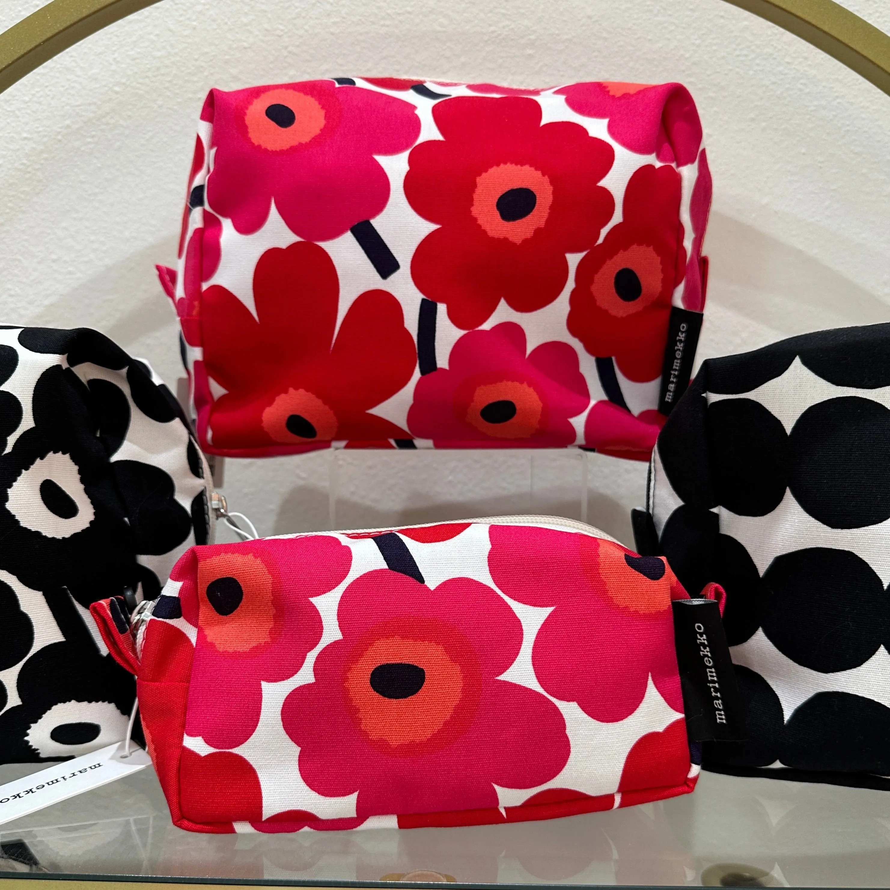 Tiise Mini Unikko Cosmetic Case/Red