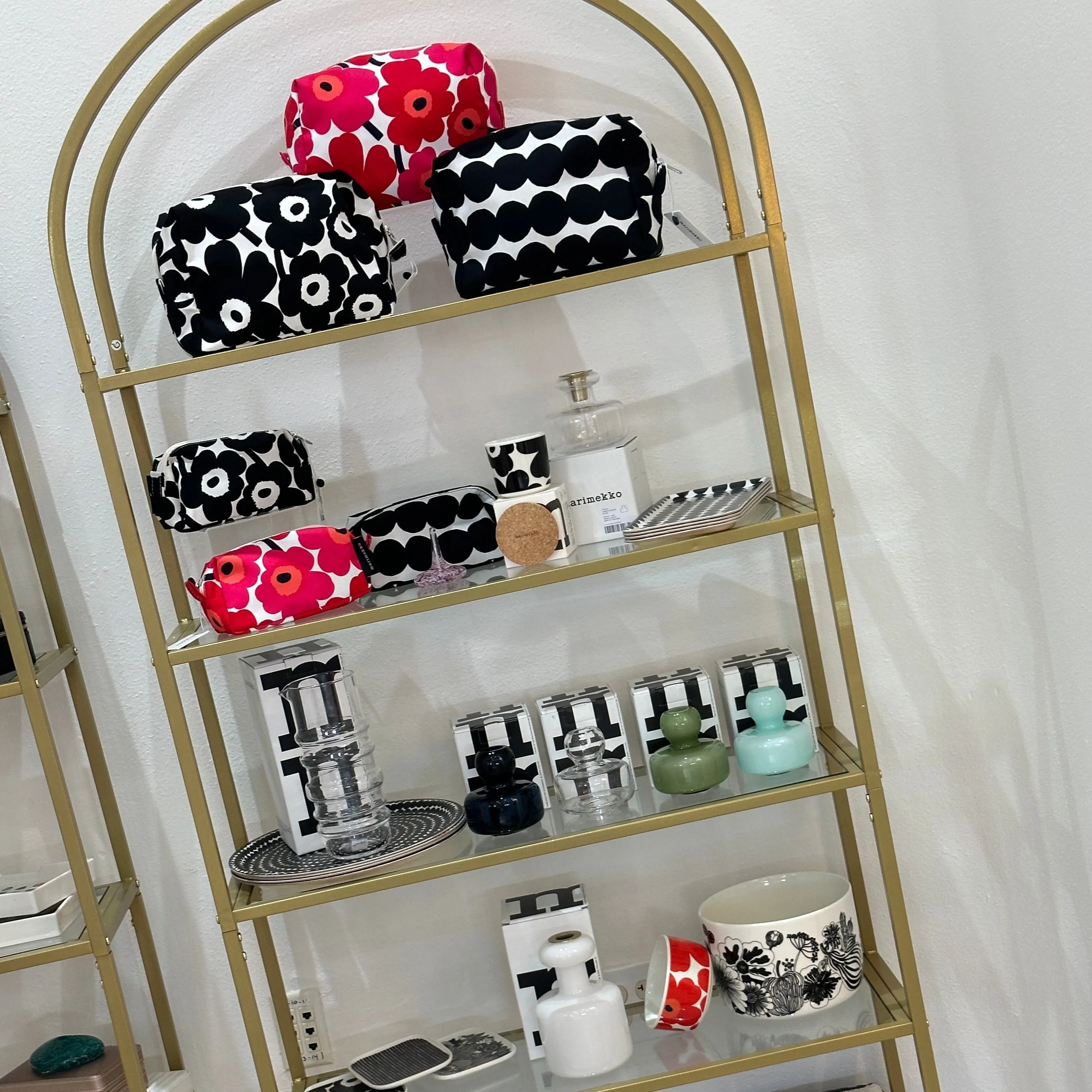 Tiise Mini Unikko Cosmetic Case/Red