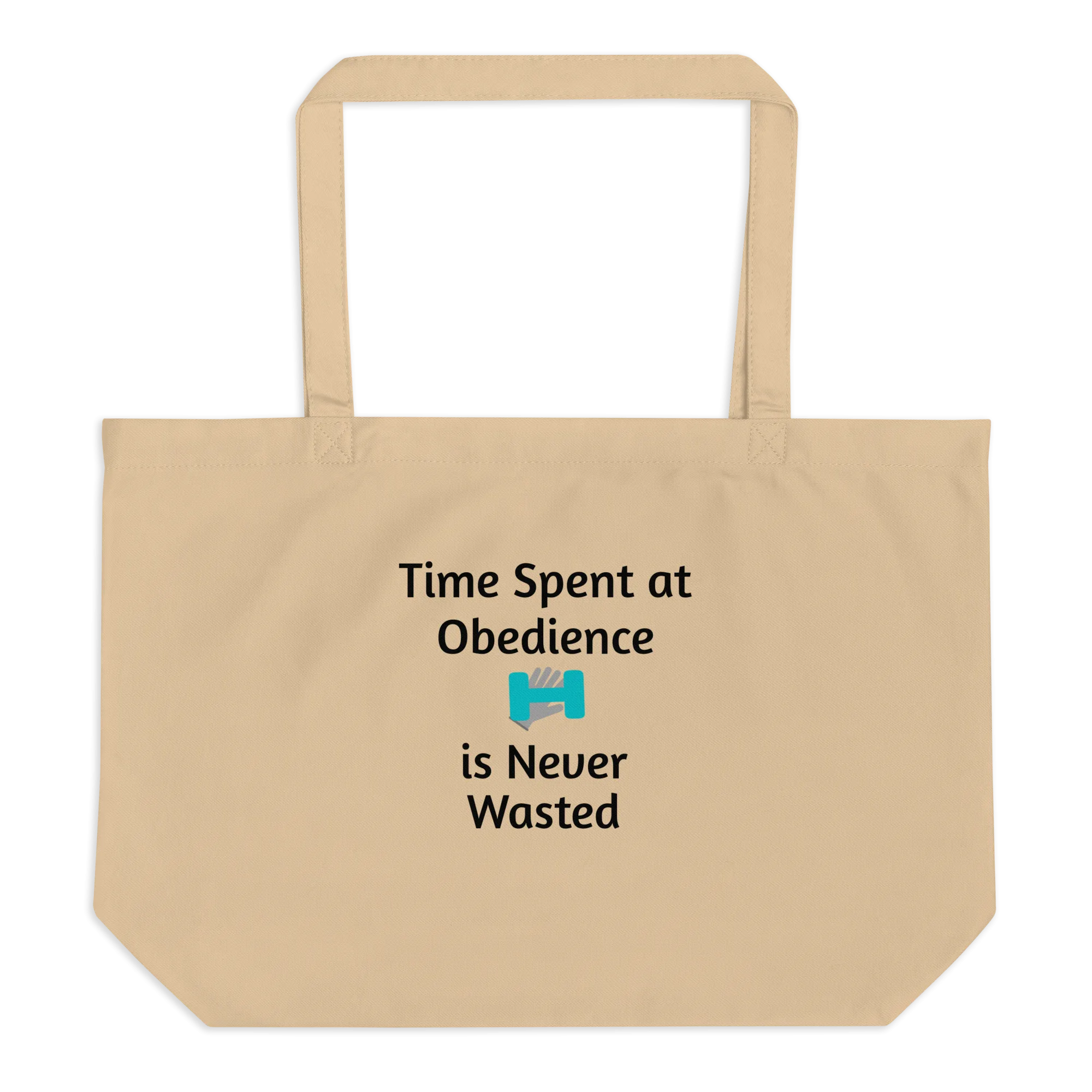 Time Spent at Obedience X-Large Tote/ Shopping Bags