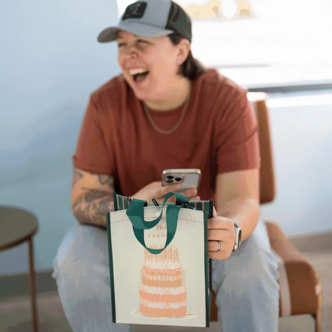 Tokki Reusable Gift Bag 10 Piece Set with QR Greeting Card