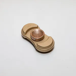 Torqbar® Luna V2 C360 Brass with Mokume Deep Dish Buttons - Original Hybrid Bearing