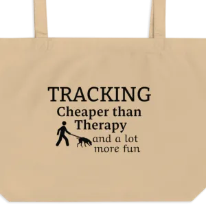Tracking Cheaper than Therapy X-Large Tote/Shopping Bag