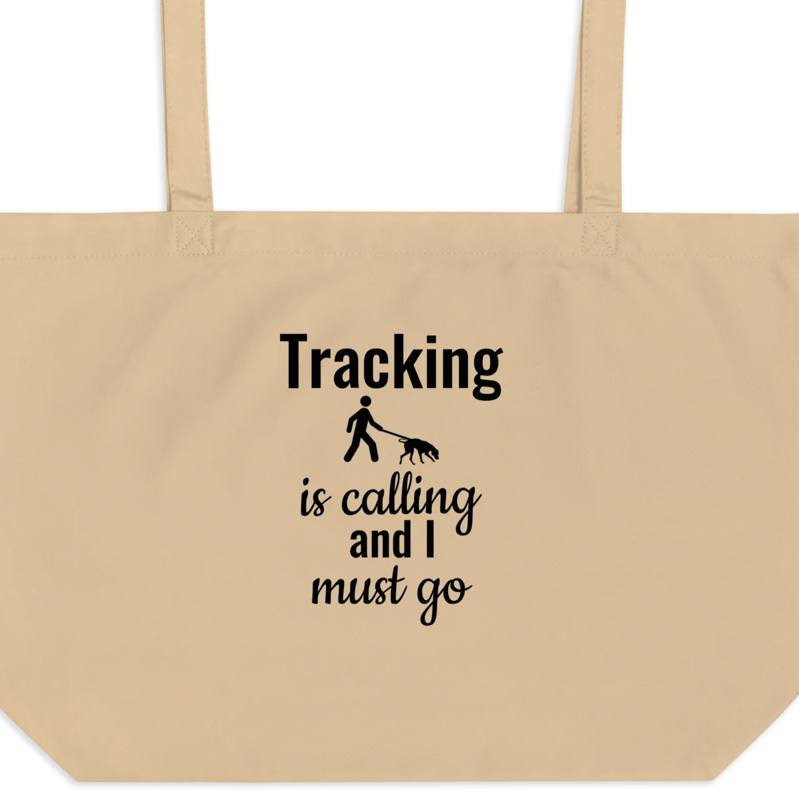 Tracking is Calling X-Large Tote/ Shopping Bags