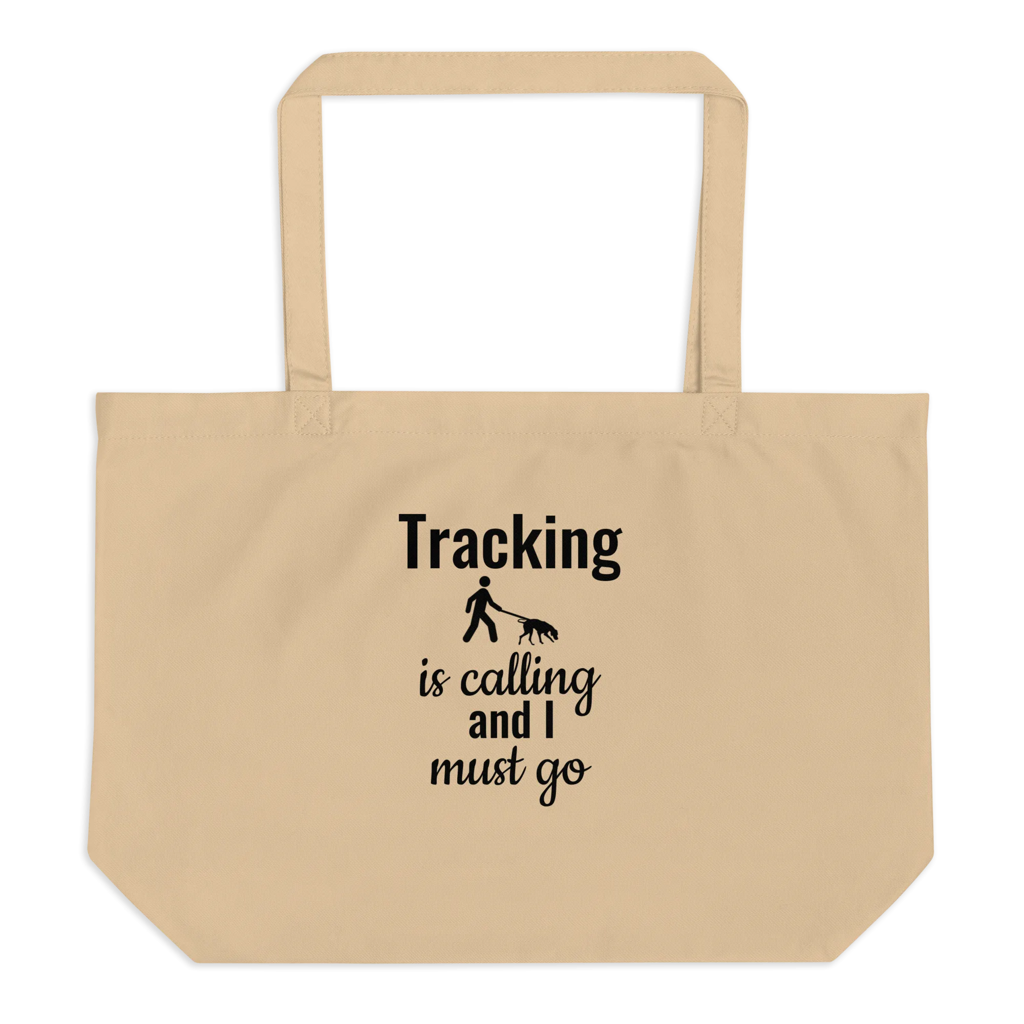 Tracking is Calling X-Large Tote/ Shopping Bags