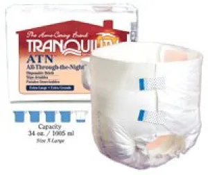 Tranquility ATN (All-Through-the-Night) 2186 Brief Large 45" - 58" [Bag of 12]