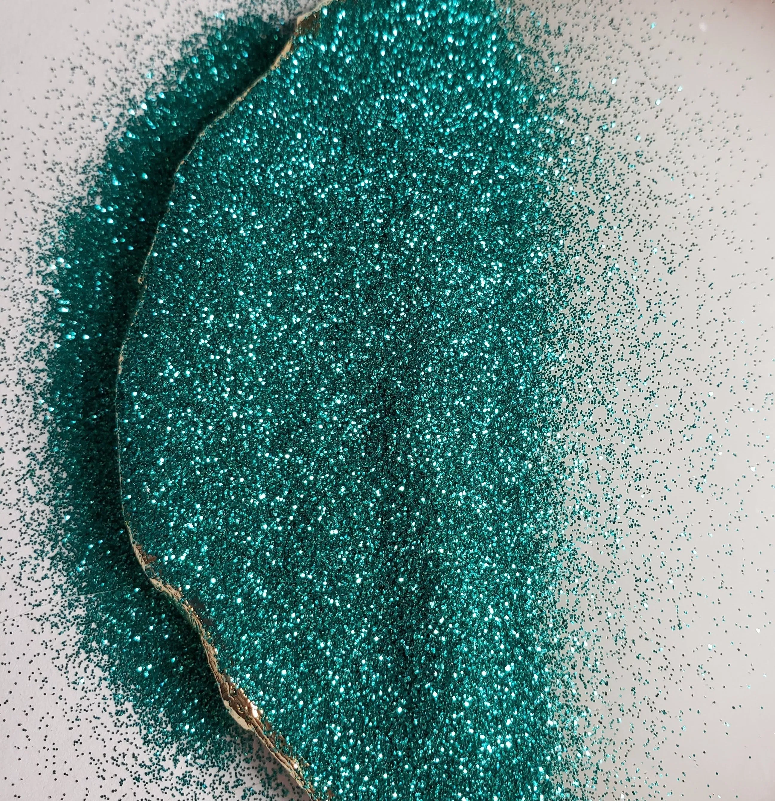 True Teal Glitter