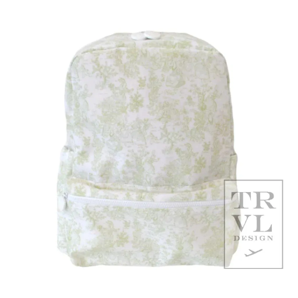 TRVL Backpacker Bunny Toile Green