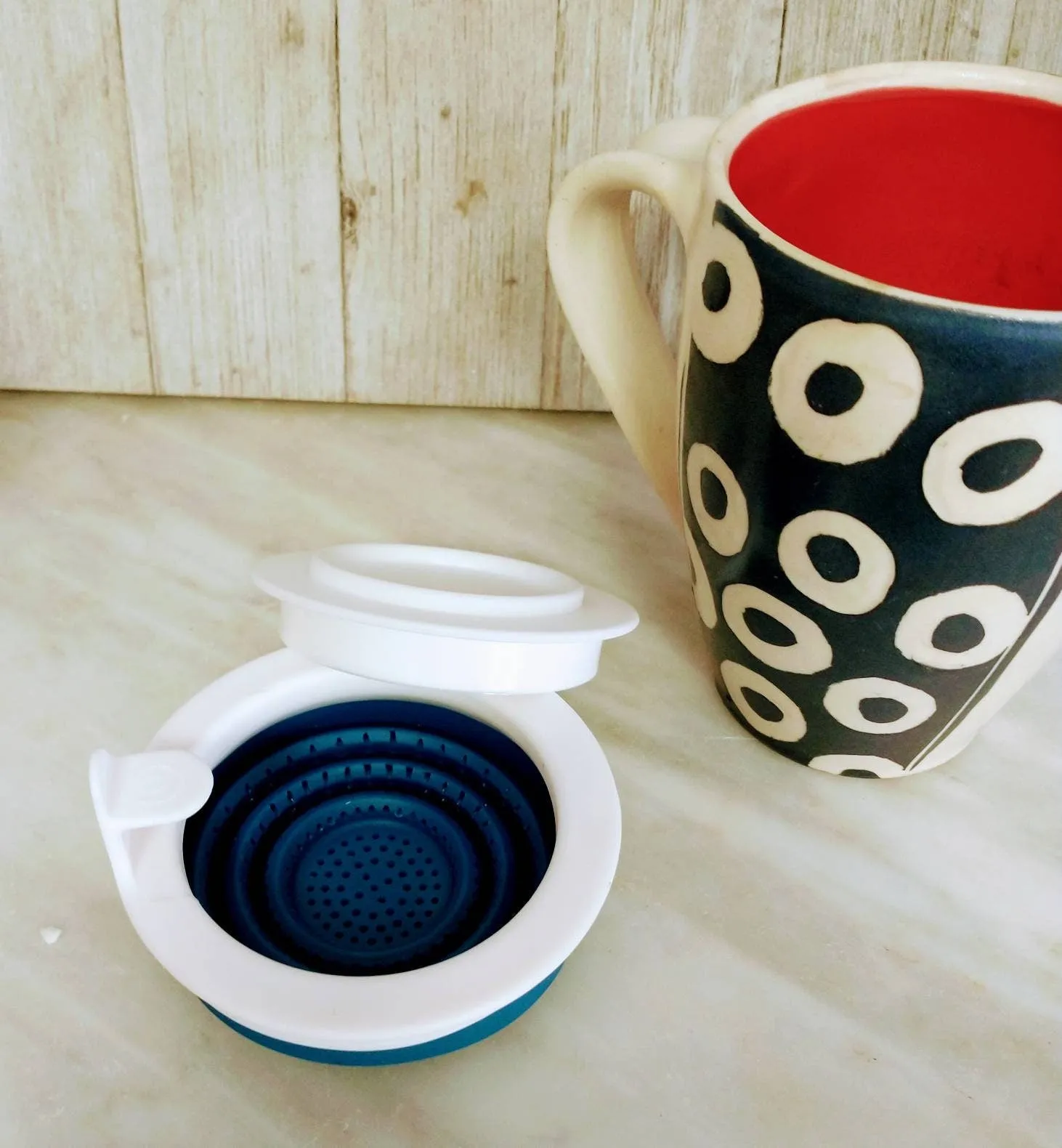 Tuffy Tea Steeper - loose leaf tea infuser - travel tea infuser - silicone infuser - herbal tea infuser
