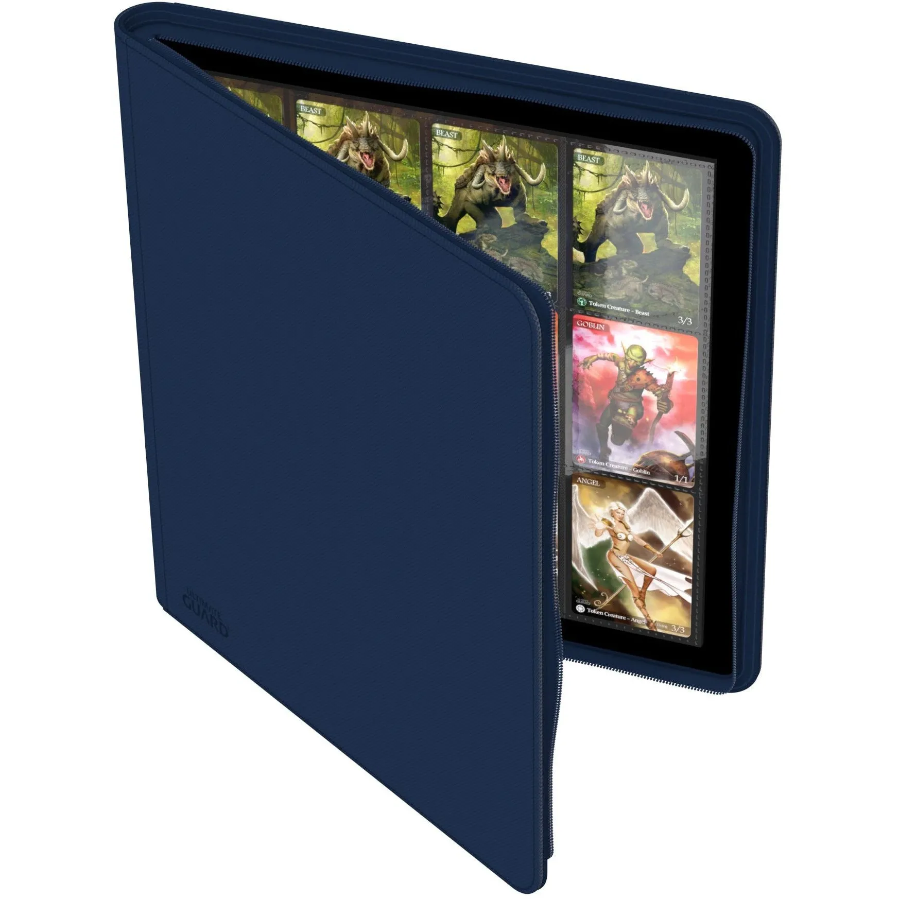 Ultimate Guard - 24 Pocket QuadRow ZipFolio XenoSkin/Dark Blue