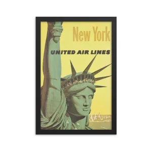 United Airlines Travel Poster