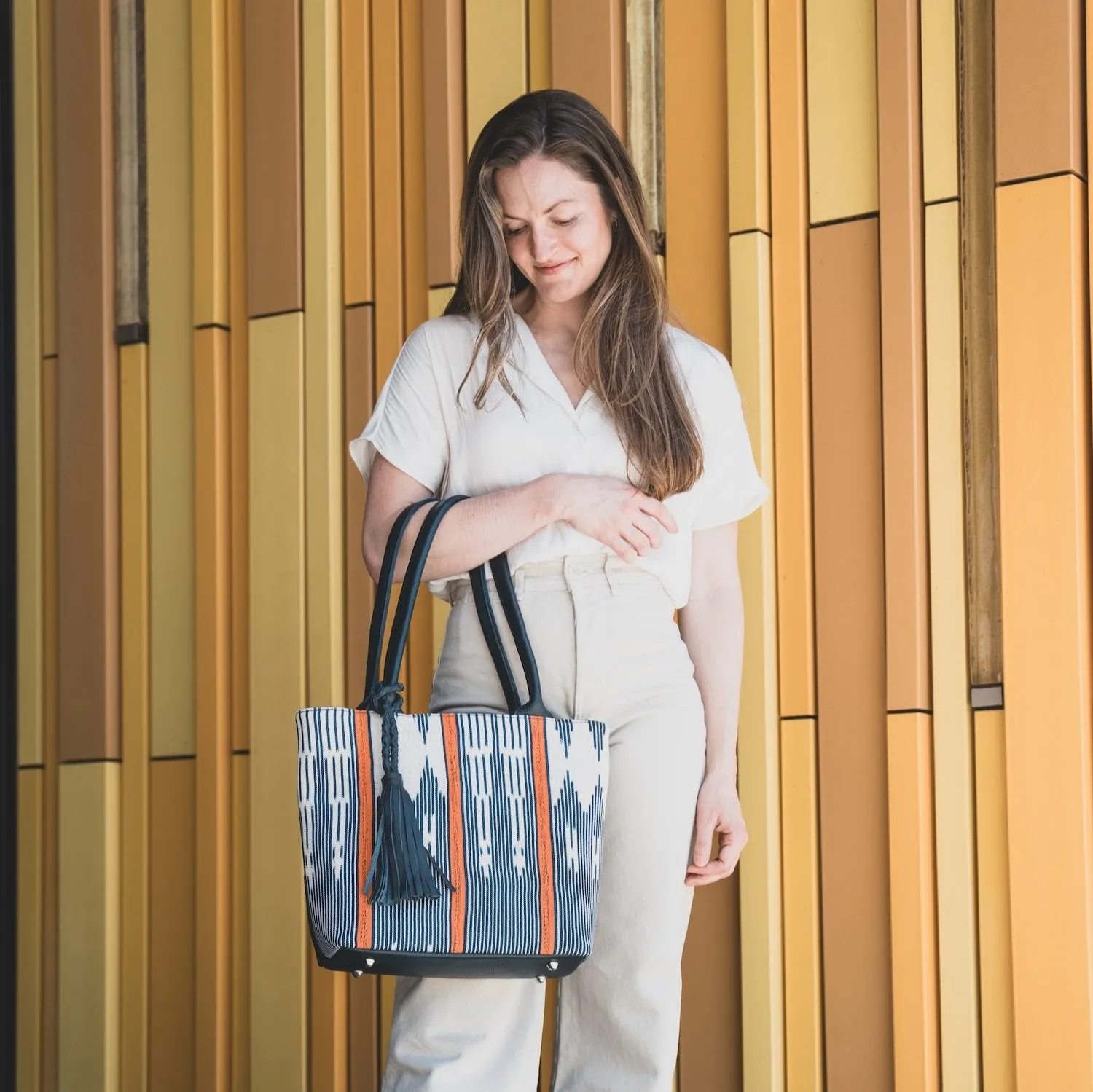 Upcycled Scarf Tote