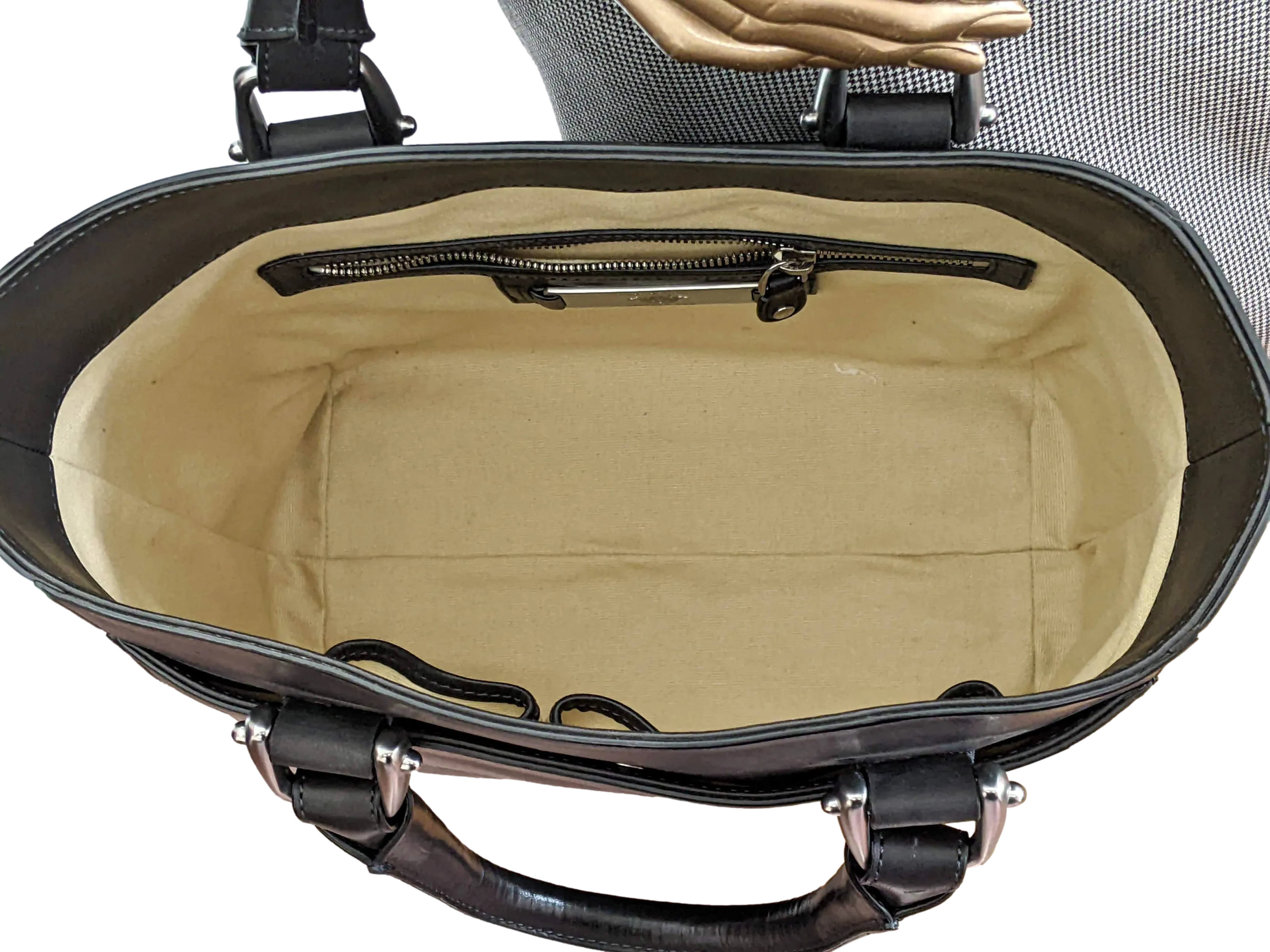 VAN ASTYN Black Barenia Calfskin Leather Shopping Bag 30 cm, New with Dustbag, Made in Switzerland!