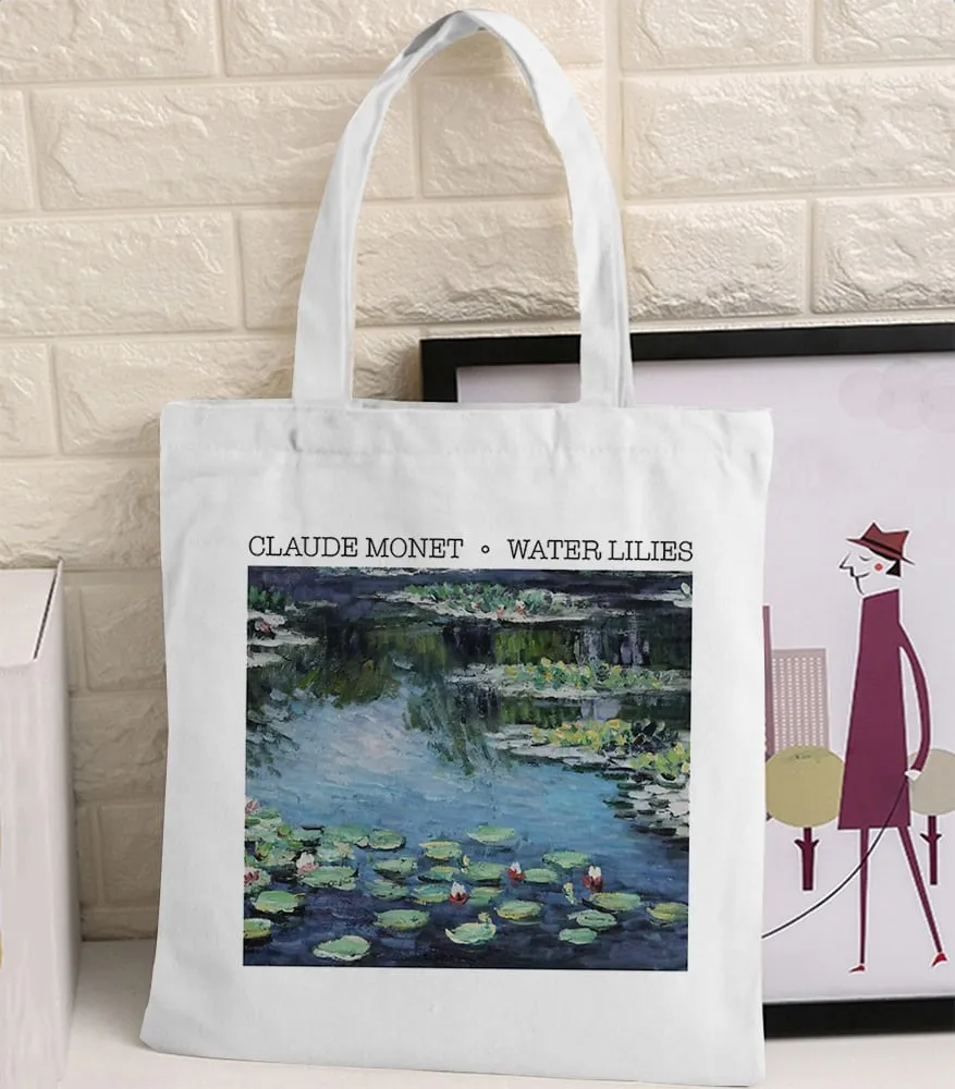 Van Gogh Print Canvas Tote Bag