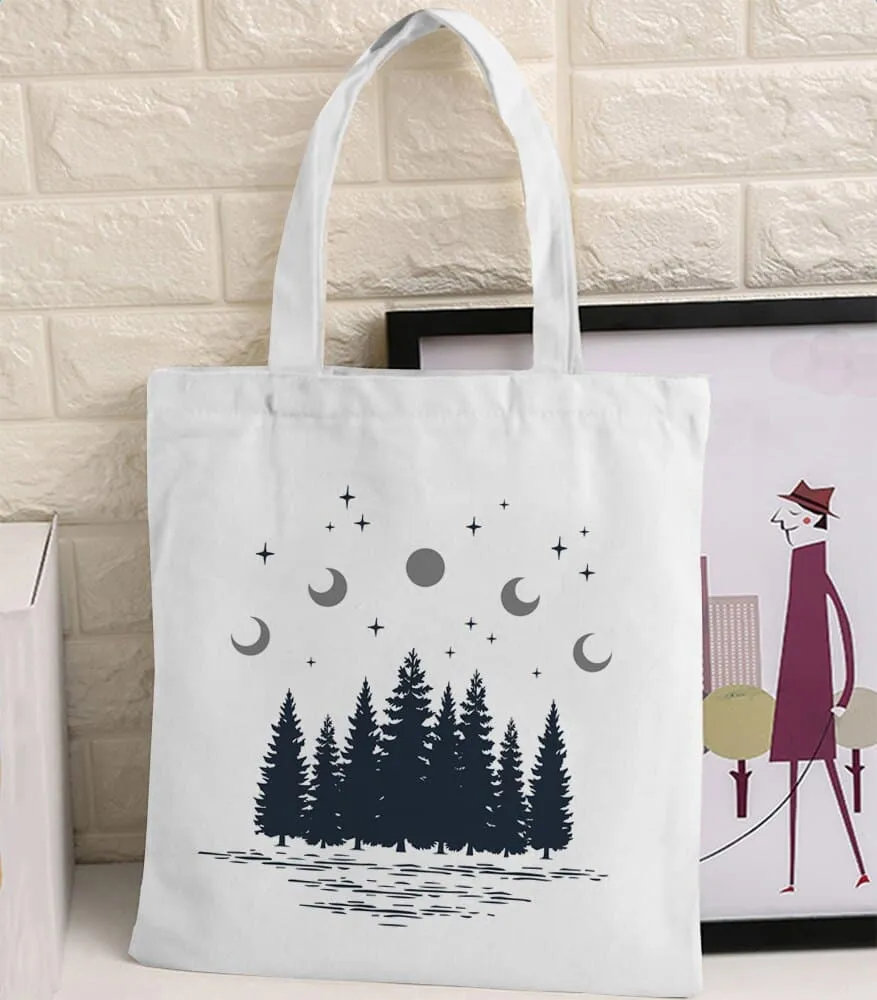 Van Gogh Print Canvas Tote Bag