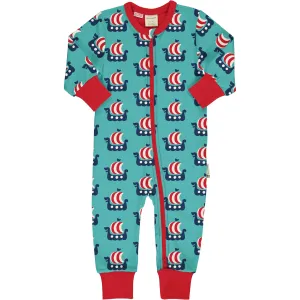 Viking Ship LS Rompersuit